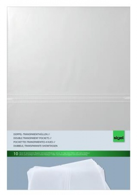 Étlaptartó betét, A4, SIGEL, áttetsző
