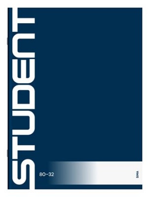 Füzet, tűzött, A4, sima, 32 lap, ICO "Student", "80-32"