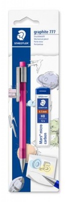 Nyomósirón és grafitbél, 0,5 mm, STAEDTLER "Graphite 777", vegyes színek