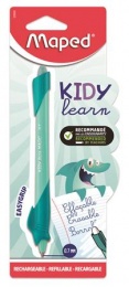 Írástanuló rollertoll, 0,7 mm, törölhető, MAPED "KIDY Learn MAGIC", cápa, türkiz
