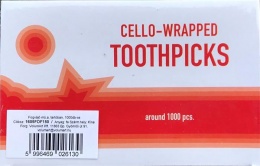 Fogvájó, fa, darabonként csomagolt, kb. 1000 szál