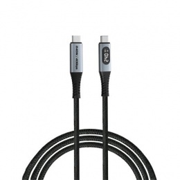 USB kábel, USB-C - USB-C, 1,2 m, 240W, teljesítménykijelzővel, VERBATIM
