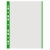Genotherm, lefűzhető, színes szélű, A4, 40 mikron, narancsos felület, DONAU, zöld